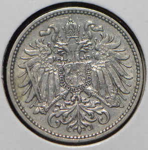 Austria 1895 10 Heller Eagle animal  901180 combine shipping