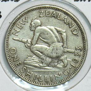 New Zealand 1933 Shilling 197953 combine shipping