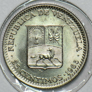 Venezuela 1965 25 Centimos 196768 combine shipping