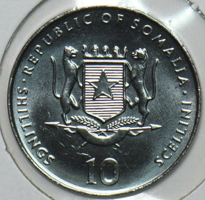 Somalia 2000 10 Shillings Dragon animal Asian Astrology Series 190688 combine sh