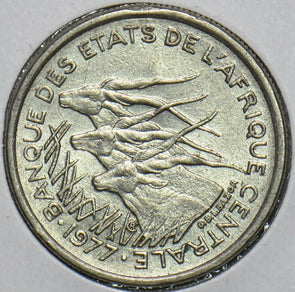 Central African States 1977 50 Francs Eland animal 152582 combine shipping