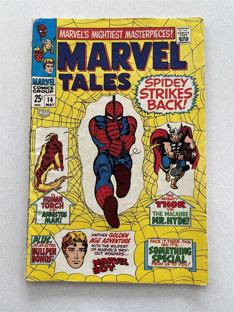 Marvel Tales issue#14 May 1968 "Spidey Strikes Back!" and others Nice mid-grade