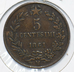 Italy 1861 5 Centesimi  191880 combine shipping