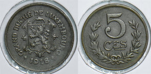 Luxembourg 1918 C 5 Centimes 299107 combine shipping