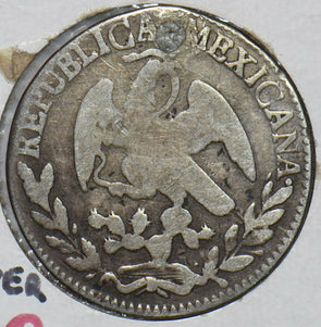 Mexico 1858 MO Zacatecas 2 Reales Eagle animal 295103 combine shipping