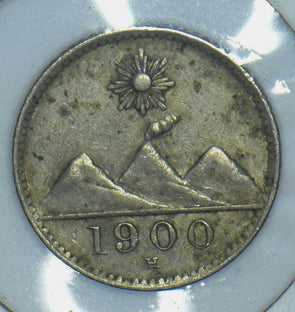 Guatemala 1900 1/4 Real 190773 combine shipping