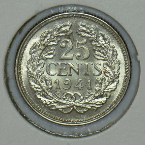 Netherlands 1941 25 Cents 291390 combine shipping