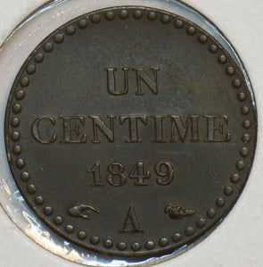 France 1849 A Centime 296890 combine shipping