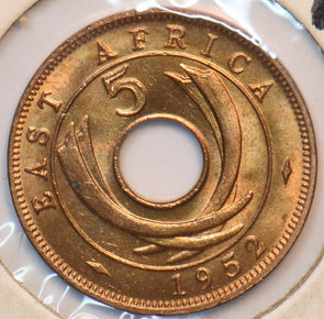 East Africa 1952 Y-33 5 Cents 193510 combine shipping