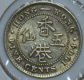 Hong Kong 1904 5 Cents 190764 combine shipping