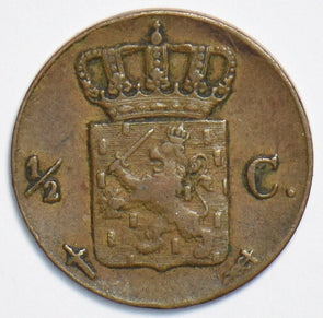 Netherlands 1857 1/2 Cent 153272 combine shipping