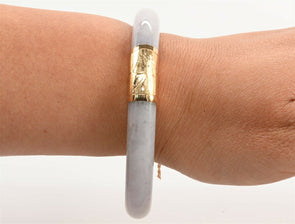 Jadeite 14K Gold Bracelet GB0010
