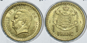 Monaco 1945 Franc 241043 combine shipping