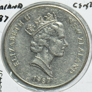 New Zealand 1987 20 Cents Kiwi birdanimal 904437 combine shipping