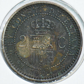 Spain 1904 2 Centimos 198423 combine shipping