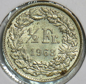 Switzerland 1963 1/2 Franc 298042 combine shipping
