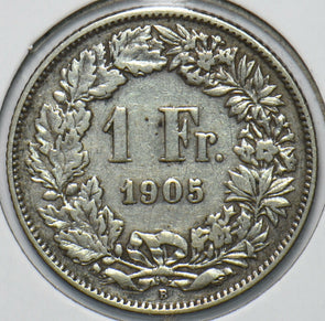 Switzerland 1905 Franc 193858 combine shipping
