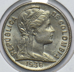 Colombia 1938 2 Centavos 490348 combine shipping