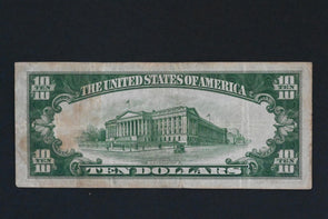 US 1934 A $10 F-VF Silver Certificates NORTH AFRICA FR 2309 RN0055 combine shipp