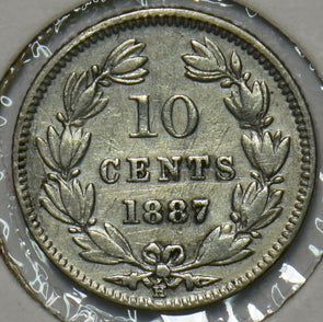 Nicaragua 1887 H 10 Centavos 296854 combine shipping