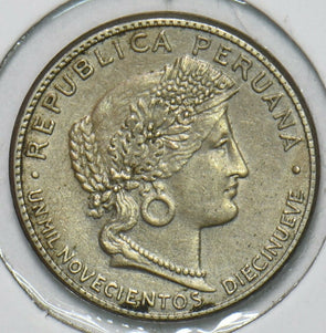 Peru 1919 5 Centavos 196654 combine shipping