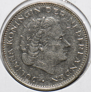 Netherlands 1969 2 1/2 Gulden Lion animal 900500 combine shipping