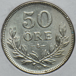 Sweden 1919 50 Ore 150650 combine shipping