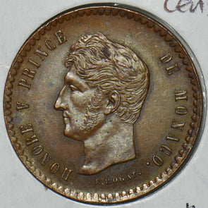 Monaco 1838 5 Centimes M0369 combine shipping