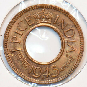 India British 1943 Pice 295698 combine shipping