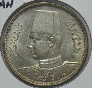 Egypt 1939 AH1358 5 Piastres 292718 combine shipping
