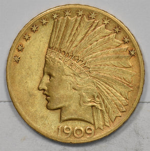 1909 Gold $10 Indian Eagle XF++ GL0311