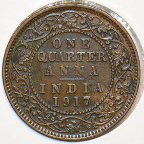 British India 1917 W 1/4 Anna 151303 combine shipping