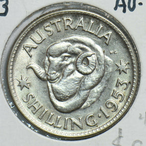 Australia 1953 Shilling Ram animal 197988 combine shipping