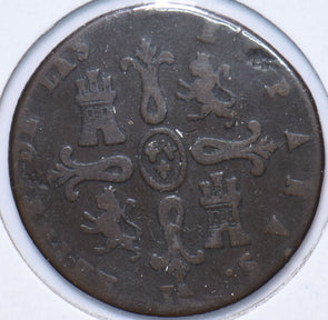 Spain 1843 8 Maravedis Lion animal 902549 combine shipping
