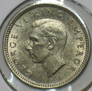 New Zealand 1943 3 Pence 152388 combine shipping