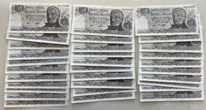Argentina 1976 ND 50 Pesos P 301B. Lot of 31 CU notes BL0096 combine shipping