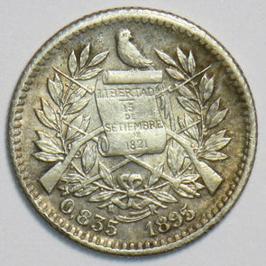 Guatemala 1895 1/2 Real Bird animal 298230 combine shipping