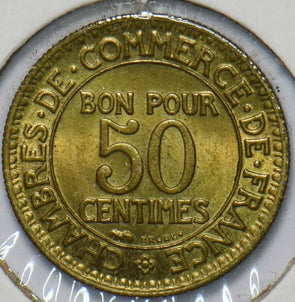 France 1922 50 Centimes 192089 combine shipping