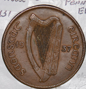 Ireland 1931 Penny  290041 combine shipping