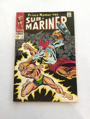 Marvel comics Prince Namor The Sub Mariner issue #4 Aug 1968 Nice lightly Used c
