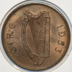 Ireland 1953 1/2 Penny Sow animal Piglet 296722 combine shipping