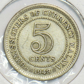 Malaya 1943 5 Cents 153290 combine shipping