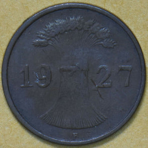 Germany 1927 Pfennig 192000 combine shipping