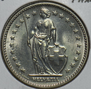 Switzerland 1968 2 Francs 297473 combine shipping