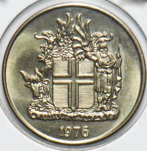 Iceland 1976 10 Kronur Dragon animal Bull 192346 combine shipping