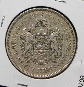 Sierra Leone 1978 20 Cents Lion animal  900209 combine shipping