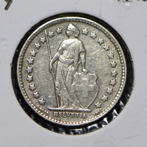Switzerland 1909 1/2 Franc  900749 combine shipping