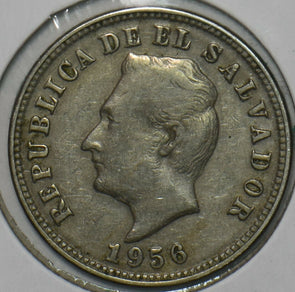 El Salvador 1956 5 Centavos 152067 combine shipping