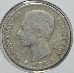 Spain 1876 Peseta Lion animal 294535 combine shipping