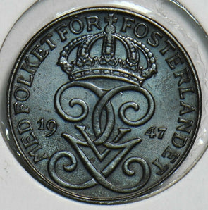 Sweden 1947 Ore 152837 combine shipping
